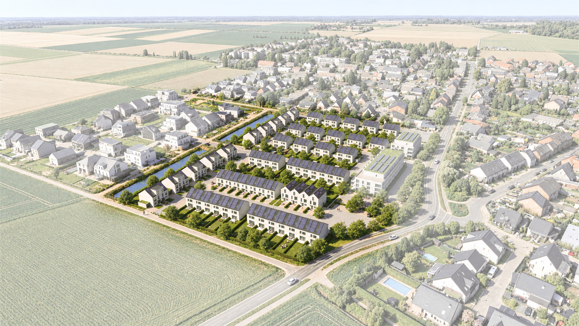 Projekt: Bergheim-Ahe - Quartiers-Vogelperspektive Bergheim-Ahe