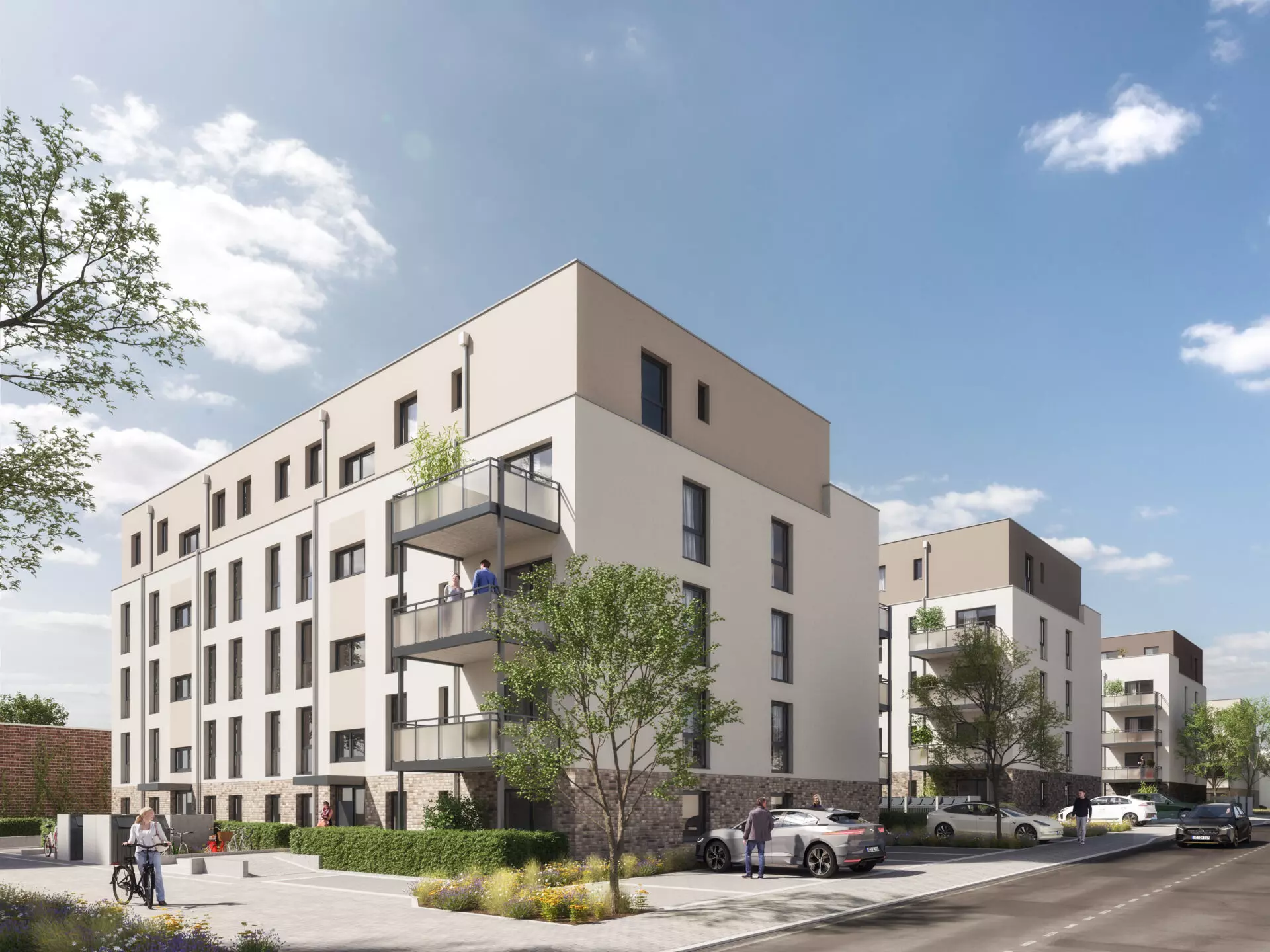 Sie möchten eine Wohnung in Würselen kaufen? Im Neubaugebiet „Mauerfeldchen“ bieten wir Ihnen attraktive Eigentumswohnungen in zentraler Lage vor den Toren Aachens.